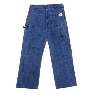 ROUNDHOUSE VINTAGE 90s Retro Heavy Deni Pants Jeans Mens 30x28